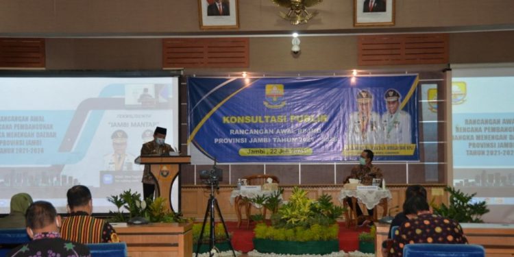Al Haris : Melalui Forum Konsultasi Publik RPJMD Dapat Menghimpun Masukan Program Pembangunan Provinsi Jambi