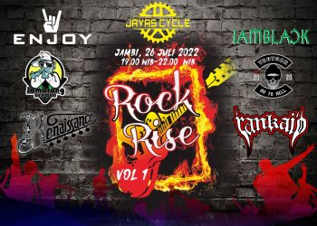Javas Cycle Bersama Rock Rise Vol.1 Gentarkan Jambi, Sukses Bakar Semangat Musik Rock Jambi