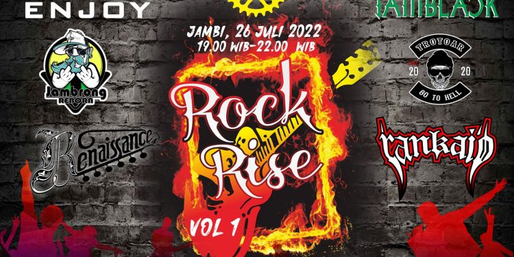 Pesta ‘Rock Rise Vol 1’ akan Gemparkan Kota Jambi