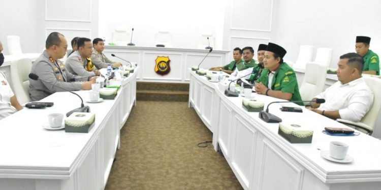 Kapolda Jambi Terima Silaturahmi PW GP Ansor
