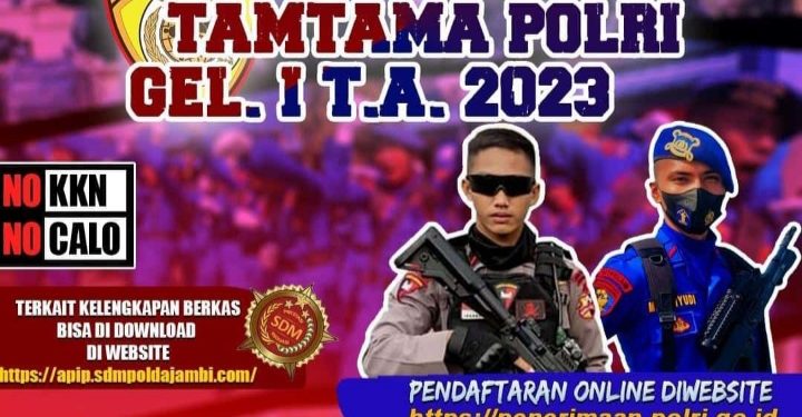 Kepolisian Republik Indonesia Telah Buka Pendaftaran Tamtama Brimob dan Tamtama Polair Tahun 2022
