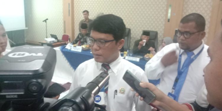 Penandatanganan Perjanjian Kerjasama PDAM Tirta Mayang Kota Jambi dengan PDAM Muaro Jambi tentang Penyediaan Layanan System Penyediaan Air Minum
