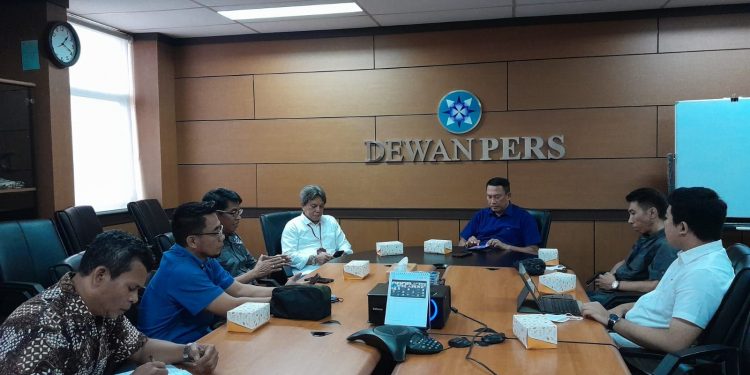 Disambut Dewan Pers, Ridwan Mooduto Sampaikan Rencana Munas I PJS