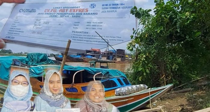 Penumpang Speed Boat Aby Ekspres Jurusan Jambi – Nipah Terlindungi Jasa Raharja