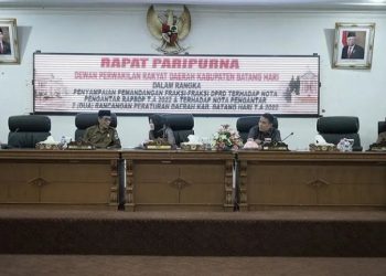 Wakil Bupati Batanghari H. Bakhtiar, SP Rapat Bersama DPRD Batanghari