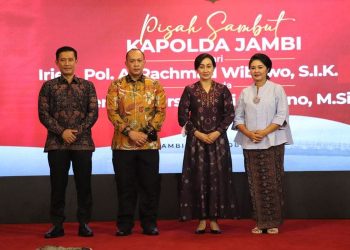 Pisah Sambut Kapolda Jambi, Ini Pesan Irjen Pol Drs. Rusdi Hartono, M.Si