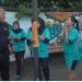 H.A.Rahman Turun Sapa Emak-Emak Volly Jambi Timur