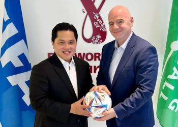 Menteri BUMN Erick Thohir Temui Presiden FIFA Gianni Infantino di Qatar Terkait Peristiwa Kajuruhan