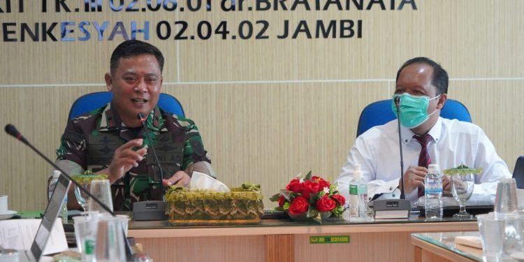 Harapan Danrem 042/Gapu RS Bratanata Jambi Semakin Maju dan Berkembang