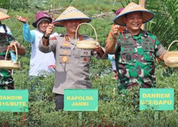 Kapolda Jambi Irjen Pol. Rusdi Hartono Ajak Kelompok Tani dan Masyarakat Berperan Aktif Membantu Mengatasi Inflasi