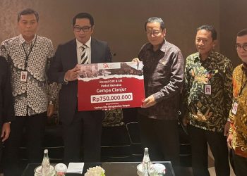 OJK dan Industri Jasa Keuangan Salurkan Bantuan Gempa Cianjur