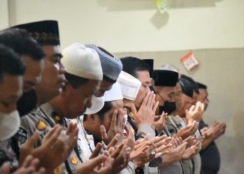 Polda Jambi Gelar Salat Gaib untuk Korban Gempa Cianjur