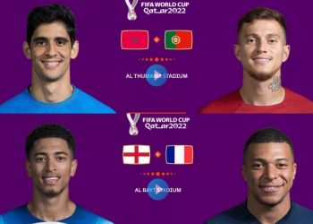 Jadwal Laga Seru di Piala Dunia Qatar 2022, Sabtu 10 Desember Portugal VS Maroko dan Inggris VS Perancis