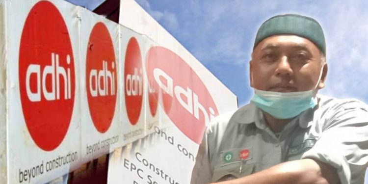 PT Adhi Karya (Perseroan)Tbk Jambi Kunjungi Korban Kecelakaan