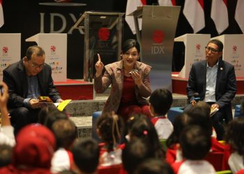 Siswa TK Jadi Tamu Pertama Pembukaan Kembali Main Hall BEI