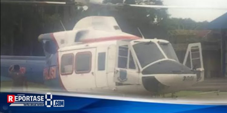 Tim SAR Temukan Titik Pendaratan Darurat Helikopter Yang Tumpangi Kapolda Jambi, Salurkan Logistik