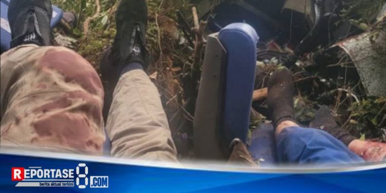 Beredar Video Tragis Diduga Helikopter Yang Jatuh Ditumpangi Kapolda Jambi