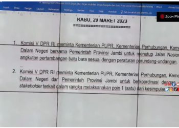 Komisi V DPR RI Minta Agar Menutup Jalan Nasional Bagi Angkutan Batu bara