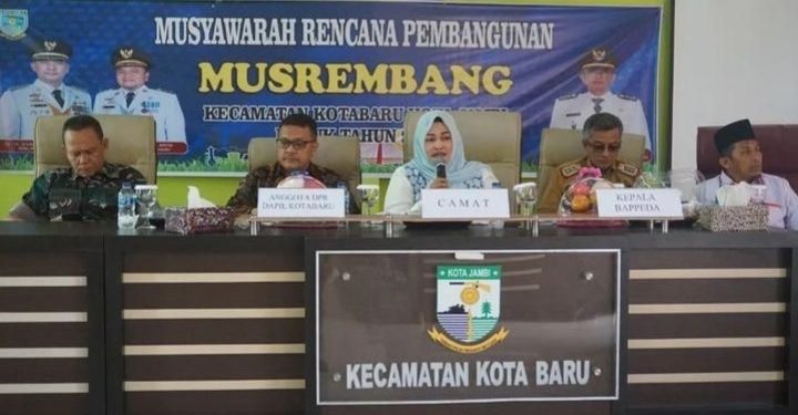 Musrenbang Kecamatan Kotabaru Dihadiri Langsung Wakil Ketua DPRD Kota Jambi Pangeran Simanjuntak