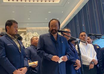 Surya Paloh Buka Suara Soal Penetapan Johnny Plate Sekjen NasDem Jadi Tersangka