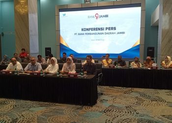 Jajaran Bank 9 Jambi Konferensi Pers Pasca Direktur Utama Ditetapkan Tersangka dan Ditahan Kejaksaan
