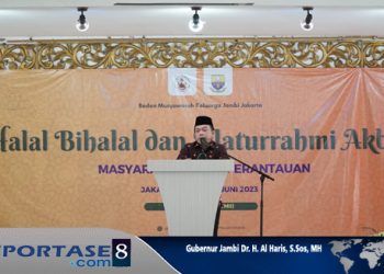 Gubernur Jambi Al Haris Hadiri Halal Bi Halal BMKJ Jakarta