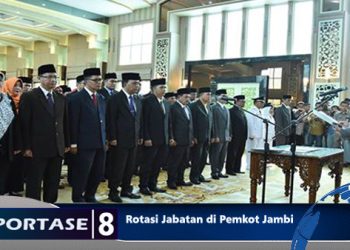 Rombak 52 Pejabat, Wali Kota Jambi Syarif Fasha Minta Pejabat Baru Bekerja Lebih Maksimal