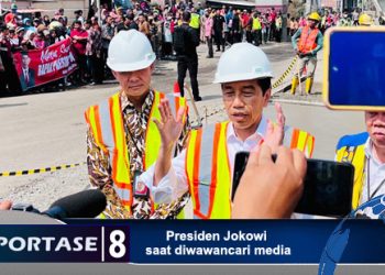 Presiden Jokowi Tinjau Rekonstruksi Jalan Raya Surakarta-Gemolong-Purwodadi