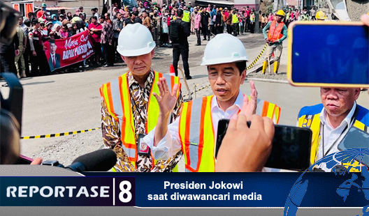 Presiden Jokowi Tinjau Rekonstruksi Jalan Raya Surakarta-Gemolong-Purwodadi