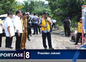 Presiden Jokowi Tinjau Perbaikan Infrastruktur Jalan di Provinsi Bengkulu