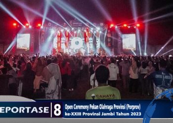 Charly Van Houten Meriahkan Malam Open Ceremony Pekan Olahraga Provinsi (Porprov) ke-XXIII Provinsi Jambi Tahun 2023