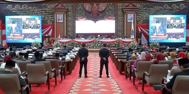 Gubernur Al Haris Ikuti Pidato Kenegaraan Presiden Dalam Rangka Penyampaian Nota Pengantar RAPBN 2024
