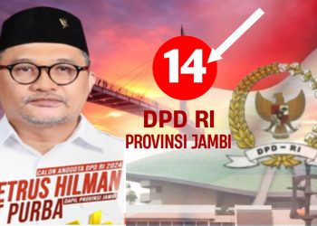 Petrus Hilman DT Purba Maju Dalam Kontestasi DPD RI 2024 Dapil Provinsi Jambi