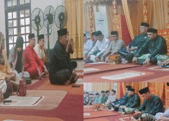 Denda Adat Diberikan oleh LAM Kota Jambi Kepada Forkom Ormas Kota Jambi Terkait Dance Pria Ala Wanita di WTC