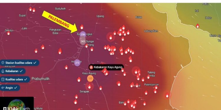 1.031 Titik Panas Terpantau di Sumatera, Wilayah Ini Jadi Penyumbang Terbanyak