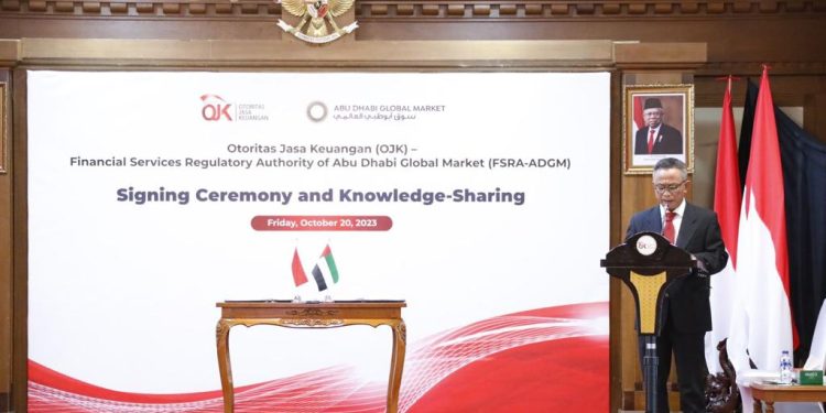 OJK Jalin Kerjasama dengan Financial Services Regulatory Authority of Abu Dhabi Global Market (FSRA-ADGM)