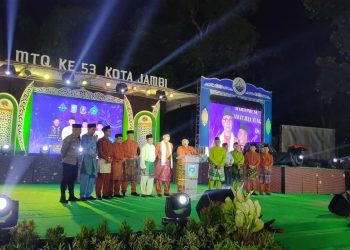 H.Muhammad Zayadi,S.pt Wakil ketua komisi IV DPRD Kota Jambi Hadiri Pembukaan MTQ Ke 53