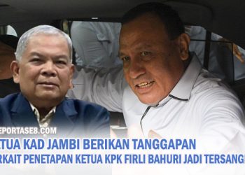 Ketua KAD Jambi Nasroel Yasier Berikan Tanggapannya Pasca Penetapan Tersangka Ketua KPK