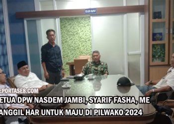 Ketua DPW NasDem Jambi Syarif Fasha Restui HAR Maju di Pilwako Jambi 2024 Mendatang
