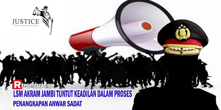 LSM AKRAM Demonstrasi Menuntut Polres Muaro Jambi Tegakan Keadilan Hukum Terhadap Masyarakat