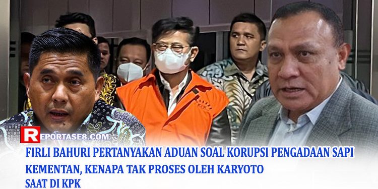 Firli Bahuri Pertanyakan Aduan Soal Korupsi Pengadaan Sapi Kementan, Kenapa Tak Proses oleh Karyoto Saat di KPK