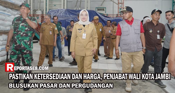 Pastikan Ketersediaan dan Harga, Penjabat Wali Kota Jambi Blusukan Pasar dan Pergudangan