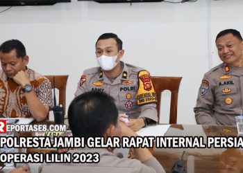 Polresta Jambi Gelar Rapat internal Persiapan Operasi Lilin 2023, Pengamanan Natal 2023 dan Tahun Baru 2024