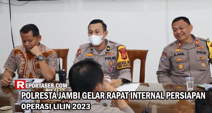 Polresta Jambi Gelar Rapat internal Persiapan Operasi Lilin 2023, Pengamanan Natal 2023 dan Tahun Baru 2024