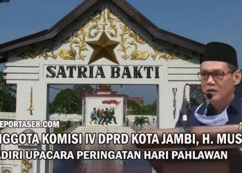 Anggota Komisi IV DPRD Kota Jambi, H. Muslim Hadiri Upacara Peringatan Hari Pahlawan