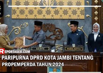 Paripurna DPRD Kota Jambi Tentang Propemperda Tahun 2024