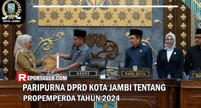 Paripurna DPRD Kota Jambi Tentang Propemperda Tahun 2024