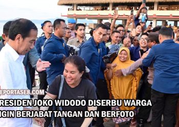Tiba di Kota Kupang, Presiden Jokowi Sapa Warga di Kawasan Pantai Kelapa Lima