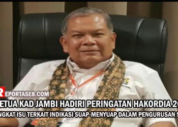 Ketua KAD Jambi, Nasroel Yasier Hadiri Peringatan HAKORDIA 2023