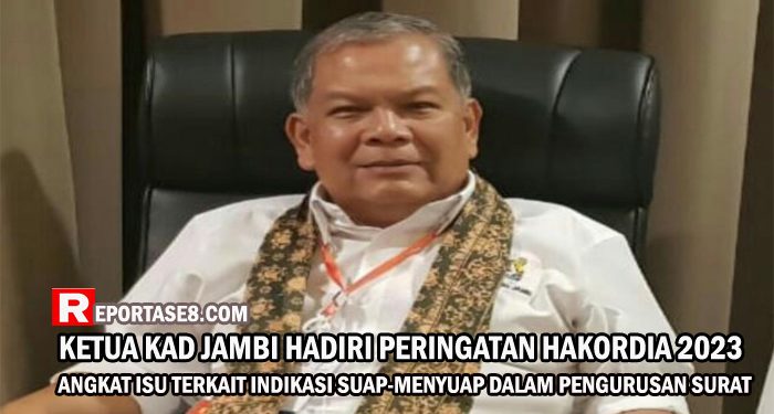 Ketua KAD Jambi, Nasroel Yasier Hadiri Peringatan HAKORDIA 2023
